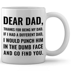 Funny Dear Dad Ceramic Mug