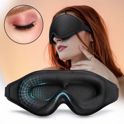 3D-Schlafmaske aus Naturlatex-Memory-Schaum für Komfort